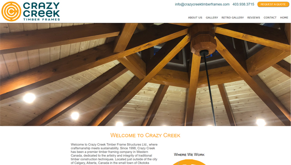 Crazy Creek Timber Frames