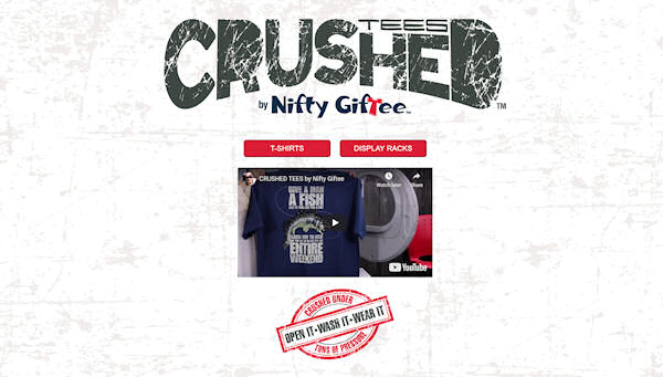 Nifty Giftee Crushed Tees